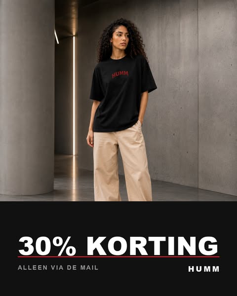 30% korting, alleen via de mail