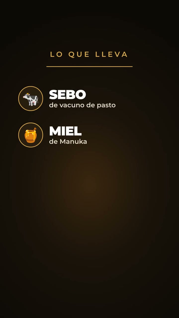 Bálsamo de sebo para hombre