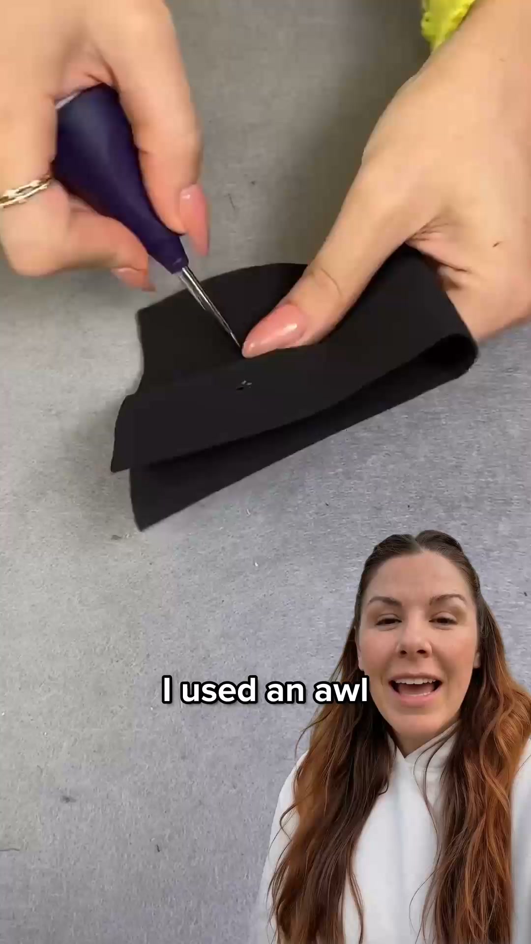 Your holes look homemade because of one tool