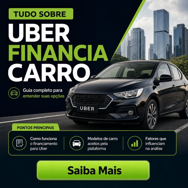 Uber financia carro