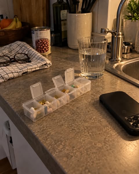 She read every label in her kitchen except one.