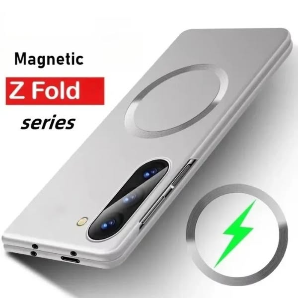 Metallic Magnetic Case Slim Matte Finish