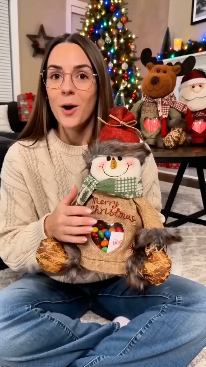 3D Plush Christmas Treat Jars (The sweetest festive addition to your home)