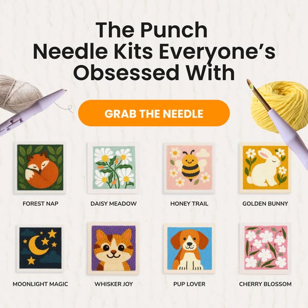 Try Punch Needling Now