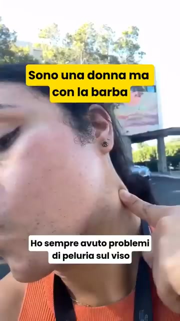 Addio peli sul viso