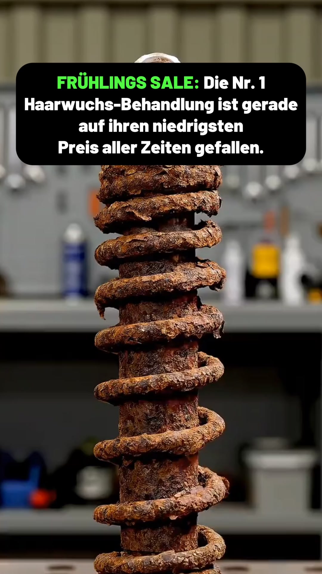 Volles Haar in 3-5 Wochen oder Geld zurück.