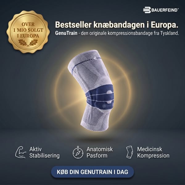 Europas mest solgte knæbandage — prøv den selv