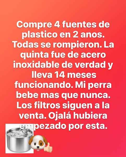 Si tu perro no bebe de la fuente, el problema no es tu perro