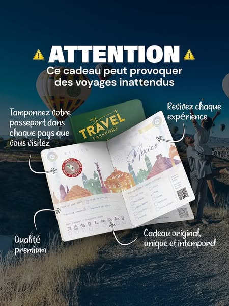 Le cadeau idéal pour les voyageurs