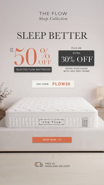 Up to 50% Off Flow Mattresses