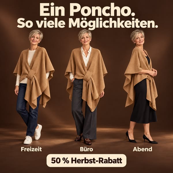 Ein Poncho für alle Fälle