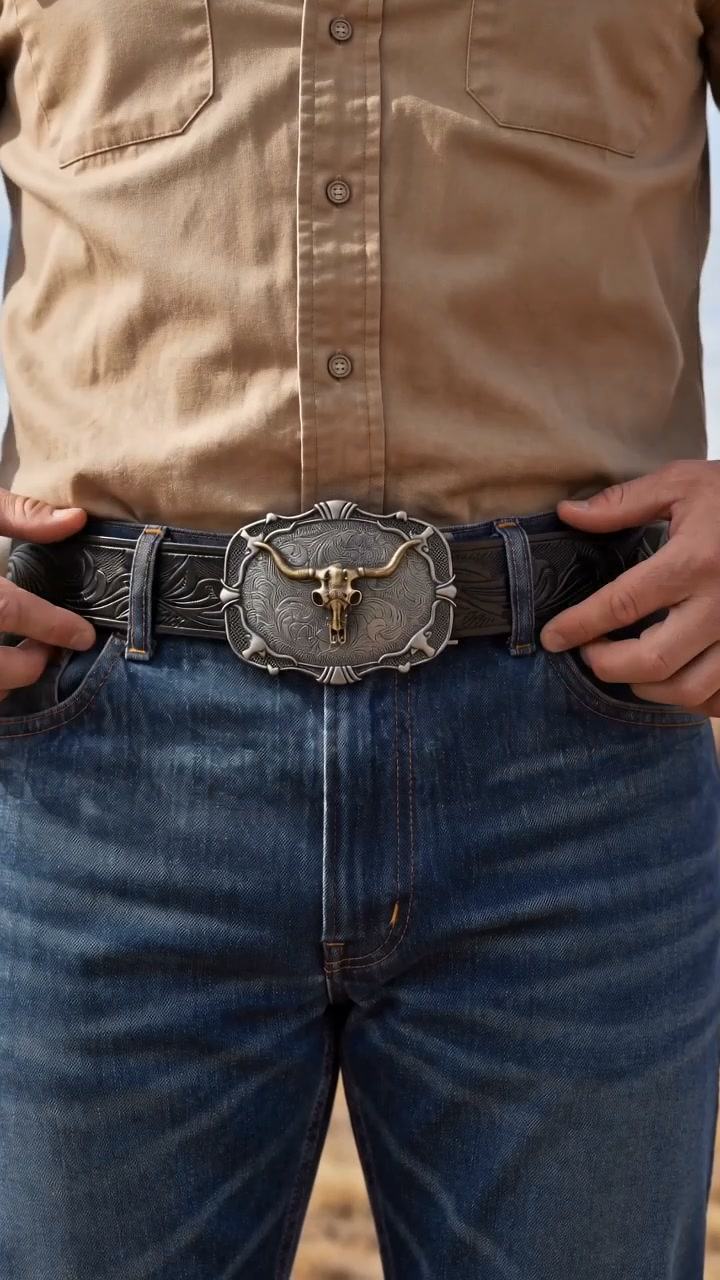 Western Sliding Ratchet Belt
