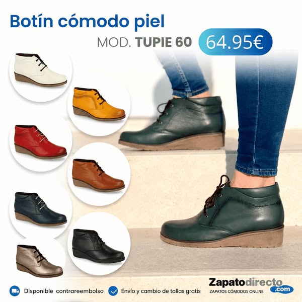 Zapatos cómodos piel | Calidad Precio|Tienda Online especializada