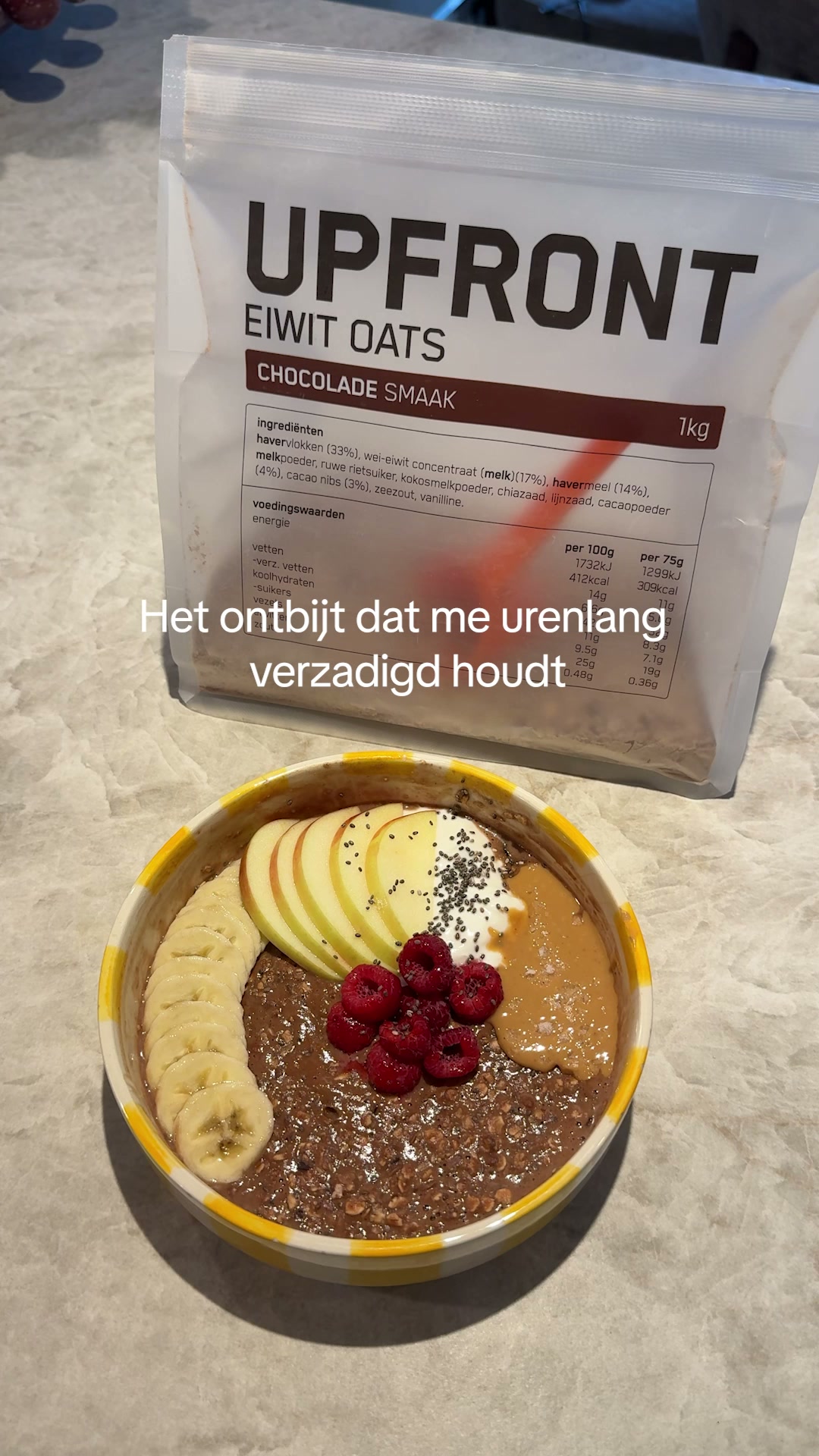 Gratis topping bij 2 zakken