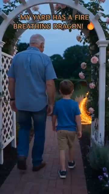 Solar Dragon Fire Garden Light