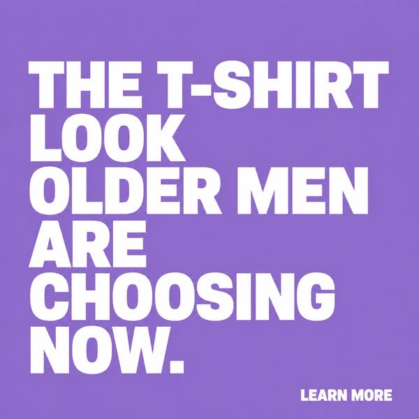 The T-Shirt Style Older Men Are Wearing