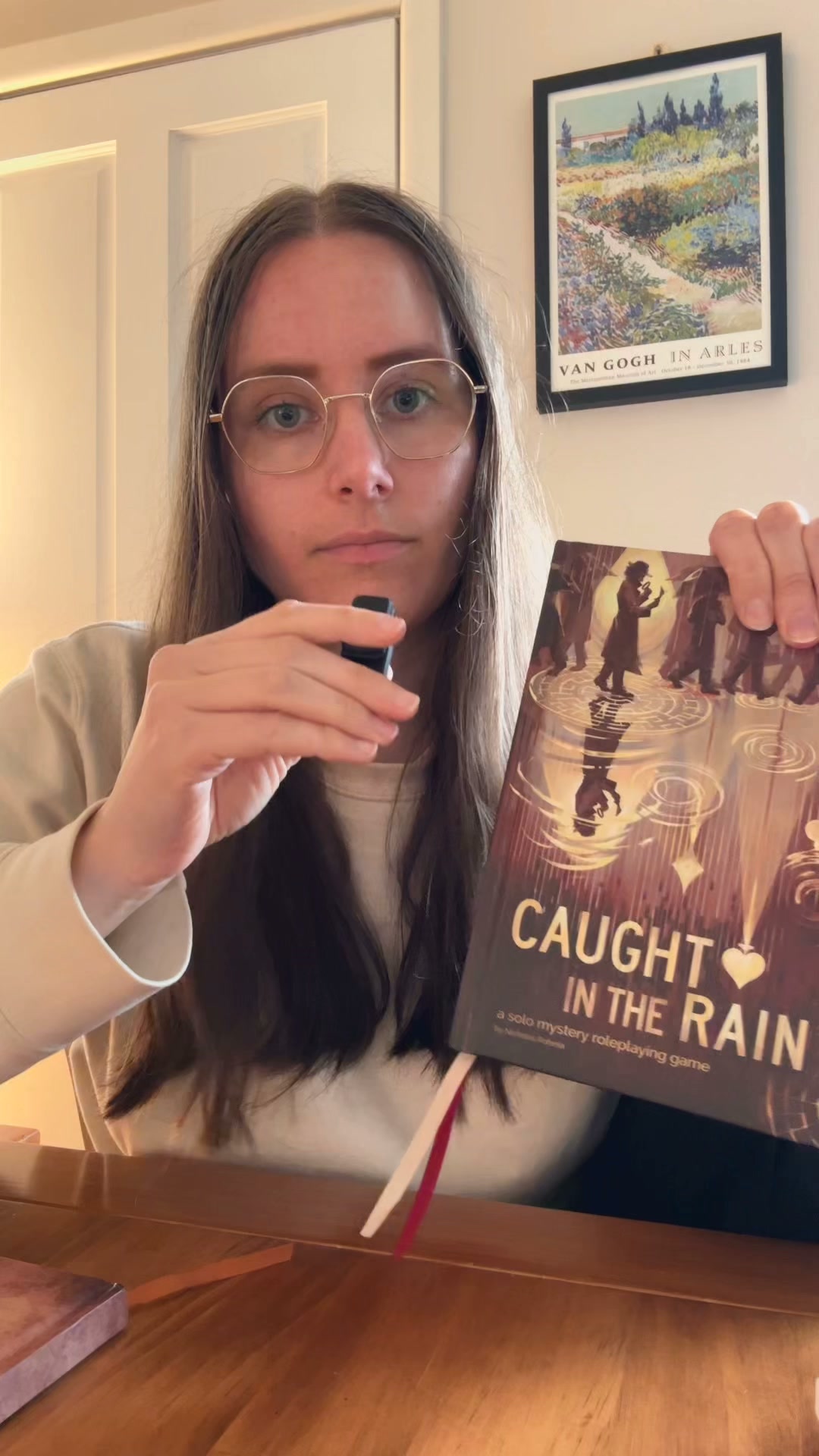 Caught in the Rain mystery TTRPG