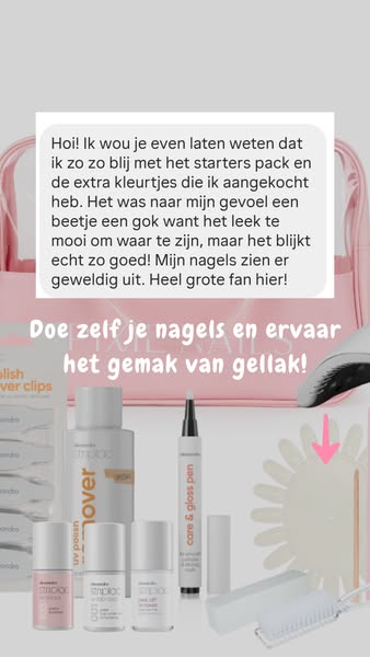Nr 1 gellak set + begeleiding.