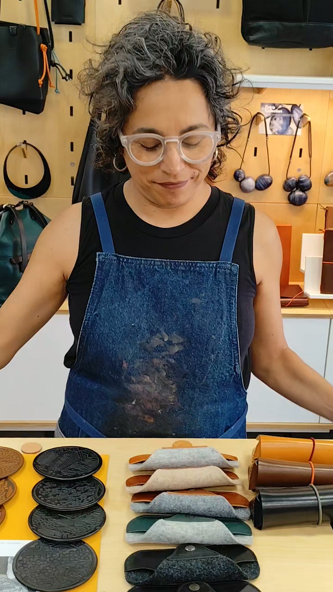 Oculus | Funda de gafas de cuero y fieltro