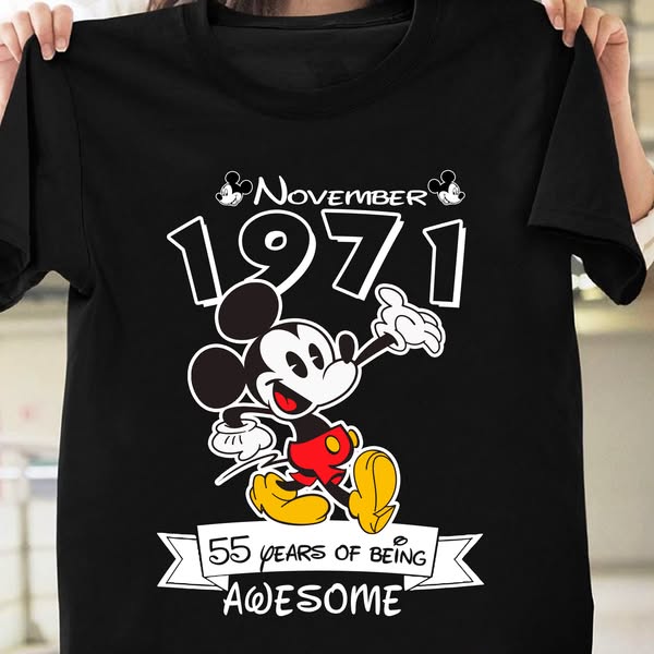 November 1971 55th Birthday Shirt – Limited Edition