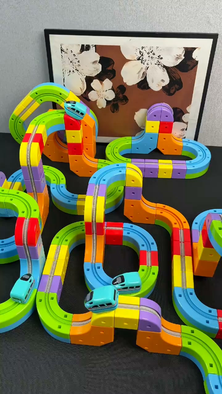 They build it. The train runs their way
