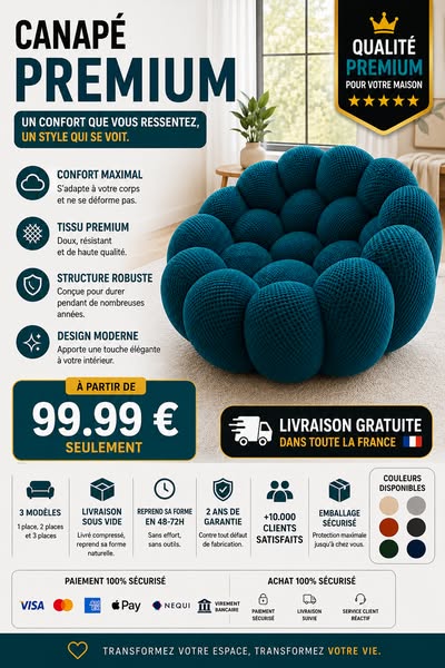 Canapé Nuage Design