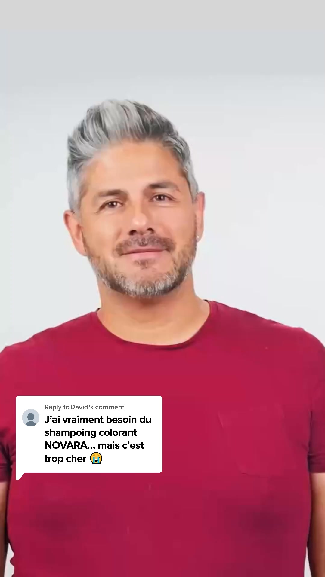 Cheveux blancs ? Effacés en un instant.