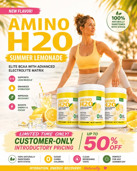Introducing Summer Lemonade Amino H20™