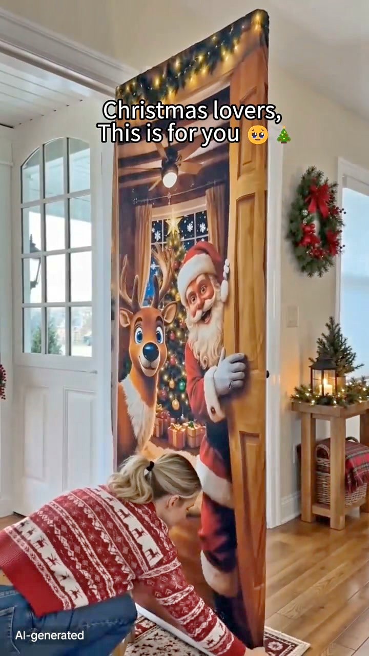 Turn Your Door Into Santa's Christmas Entrance!