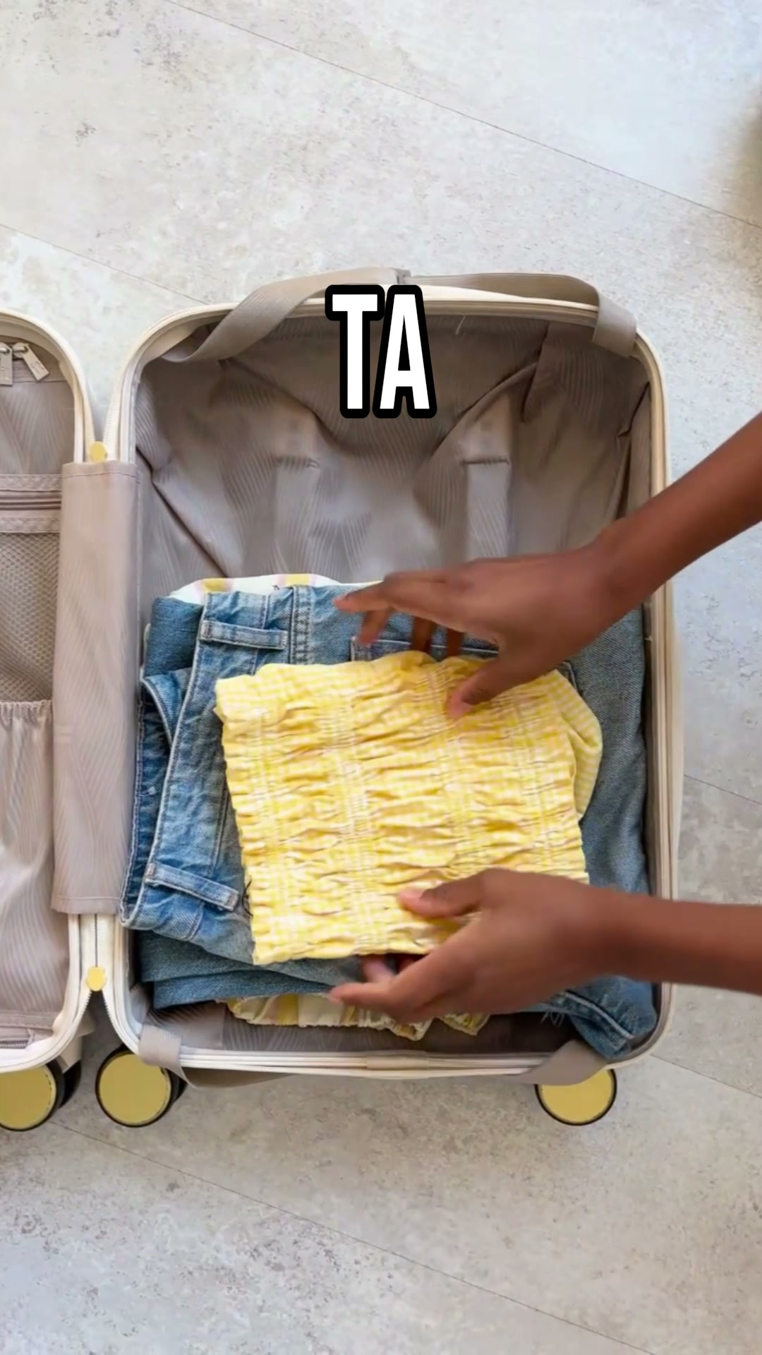Ta routine de rasage, prête à voyager.