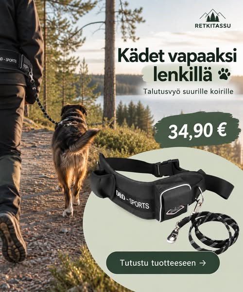 Vapauta kätesi lenkeillä!