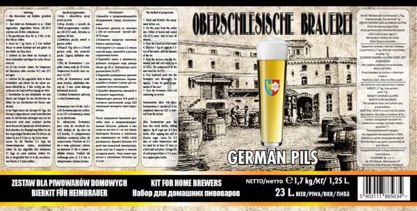 Brewkit OS German Pils do piwa domowego 1,7 kg
