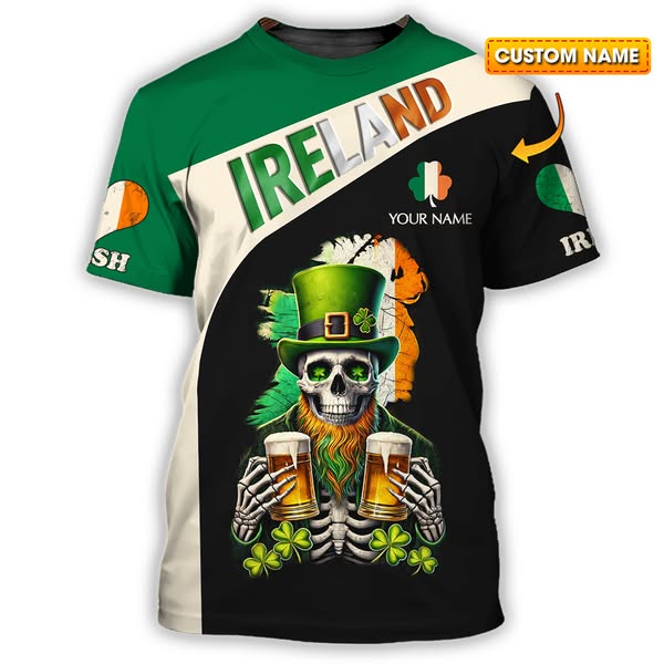 Wear Your Irish Roots with Custom Name Apparel!