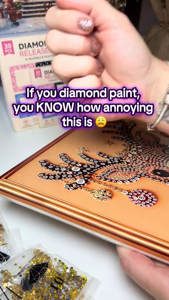 DIAMANTMÅLA UTAN DAMM & SMUTS! Skydda Duken Sektion för Sektion