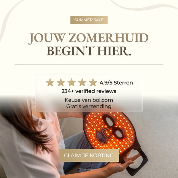 Bespaar Nu Tot €25,- Op Het Maxi Meilleur® LED-Masker