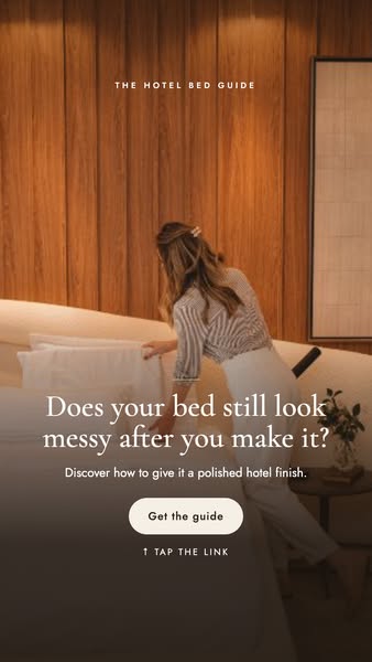 Make Your Bed Look Like a 5-Star Hotel