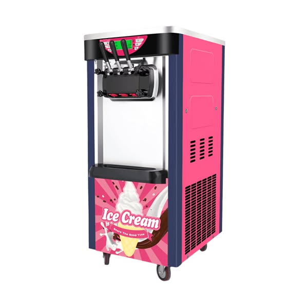 KRD Premium Three Flavour Soft Serve Ice Cream Machine 30-36L/H KI208CR