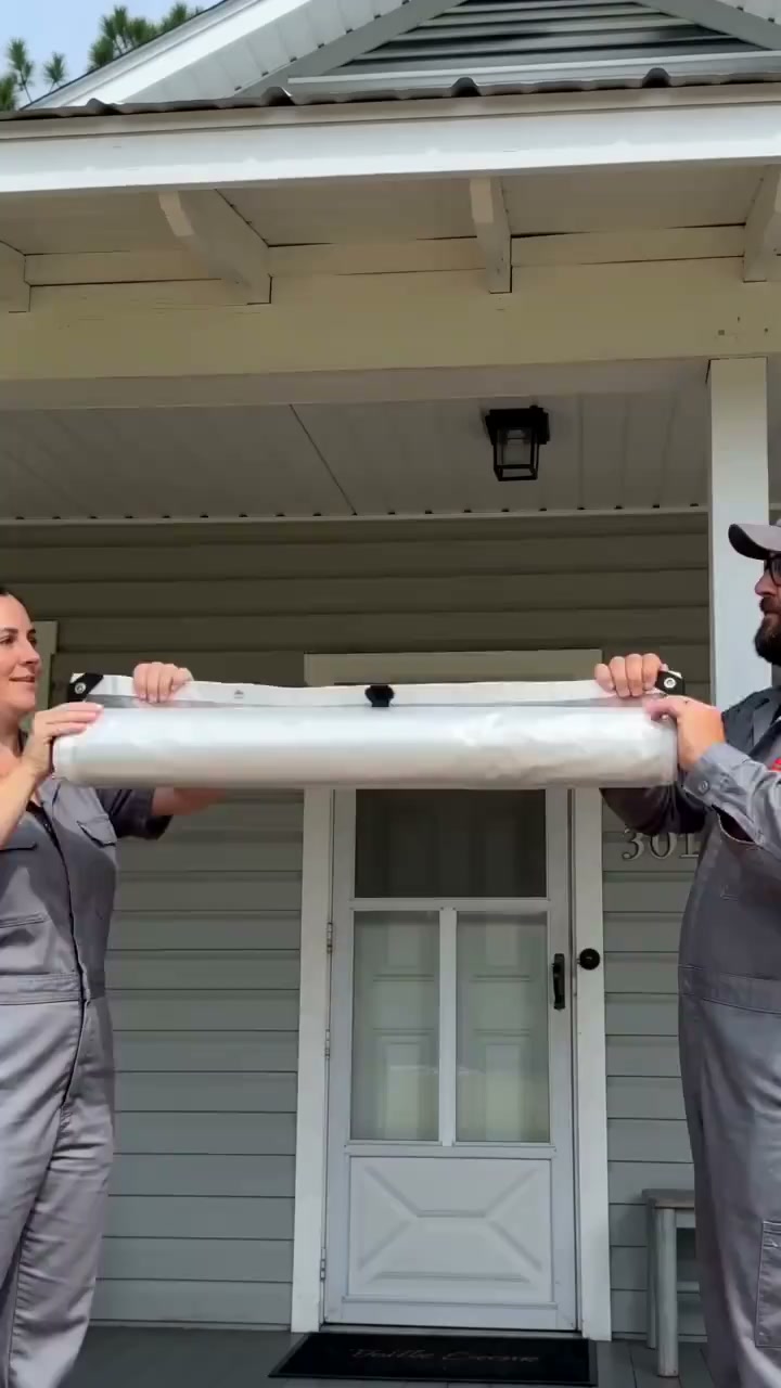 Heavy-Duty Transparent Waterproof Insulated Tarp – Durable, weatherproof & easy to set up – Perfect for outdoor shelter & campsite prote
