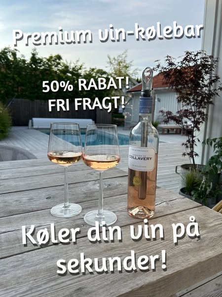 Lunken vin? Køl den på sekunder!