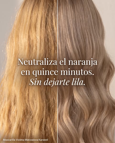Es naranja. Y en 15 minutos deja de serlo.