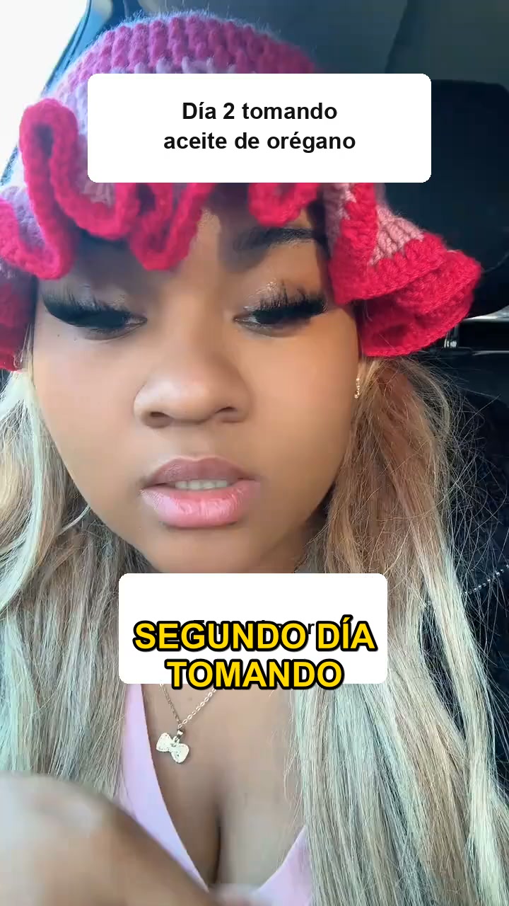 Día 2 tomando aceite de orégano