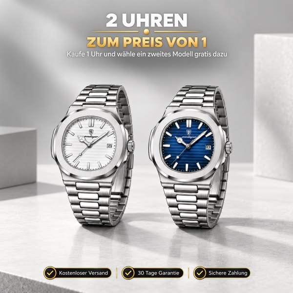 2 Uhren. 1 Preis.
