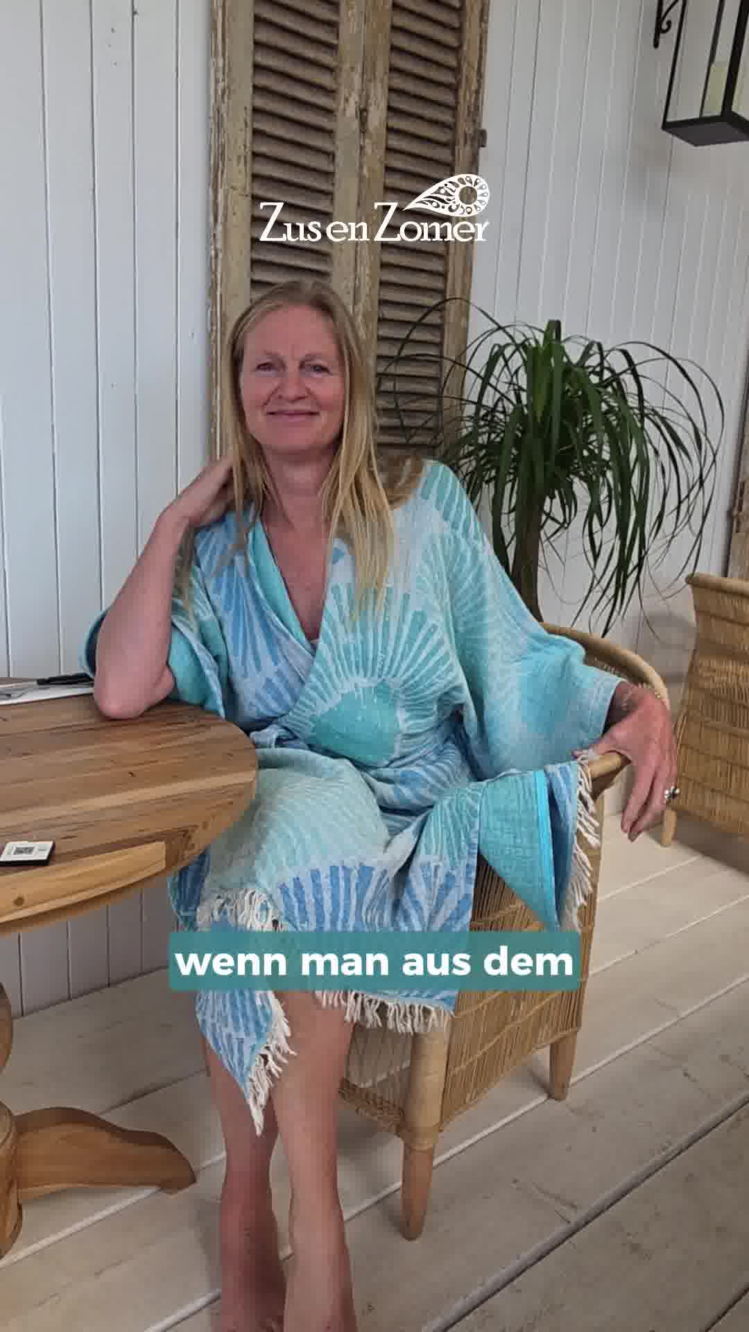 Leichter Hamam-Bademantel