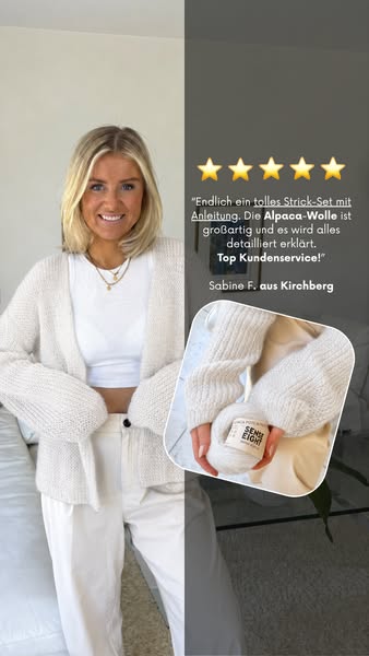 Strick' Dich glücklich mit Alpaka-Wolle