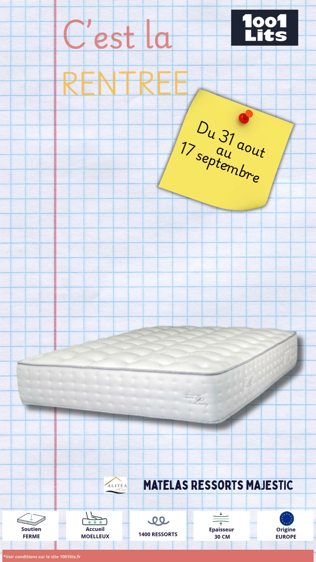 Matelas Millesime 2026 Simmons