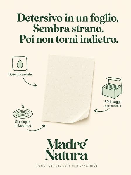 Sembra strano. Poi non torni indietro.