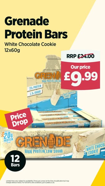Only 83p Per Protein Bar!