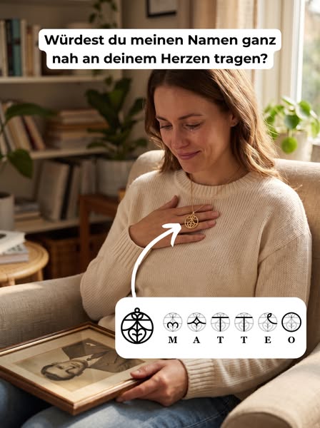 Der Name, der bleibt, nah an Ihrem Herzen