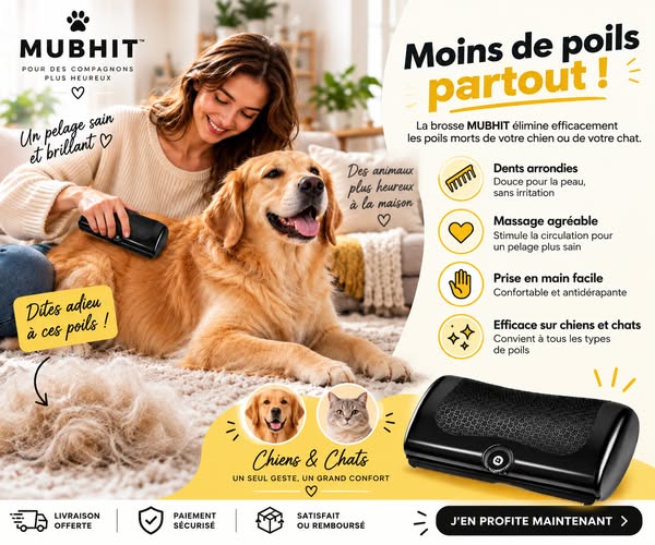 Moins de poils, plus de câlins