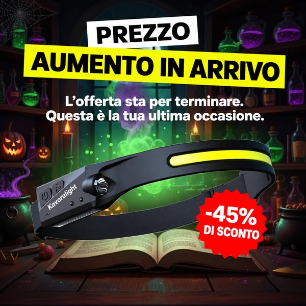 50% SU KAVORA™ E SPEDIZIONE GRATUITA